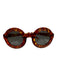 Wildfox Brown Acetate Tortoiseshell Logo Detail Round tinted lens Sunglasses Brown