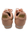 Nike Shoe Size 7.5 Pink & Gold Leather Upper Swoosh Side Lace Up Sneakers Pink & Gold / 7.5