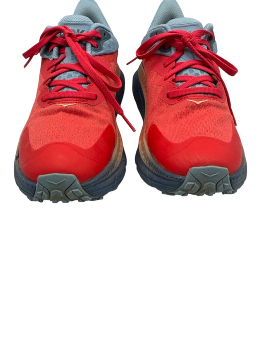 Hoka Shoe Size 7.5 Blue, Red & Orange textile upper Athletic Low Top Sneakers Blue, Red & Orange / 7.5