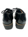 Donald Pliner Shoe Size 8.5 Black Leather Upper Pony Hair Detail Lace Up Derby Black / 8.5