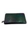 Henri Bendel Black, Green & purple Leather Color Shift Oil Slick Wallets Black, Green & purple