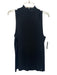 Ted Baker Size L Black Viscose Blend Mock Neck Sleeveless Top Black / L