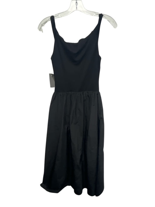 ASTR Size XS Black Polyester Blend Twist Strap Sleeveless Maxi Dress Black / XS