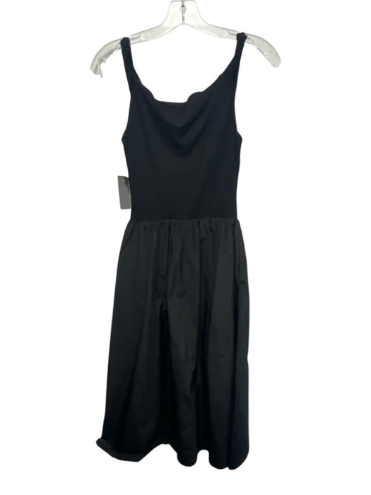ASTR Size XS Black Polyester Blend Twist Strap Sleeveless Maxi Dress Black / XS