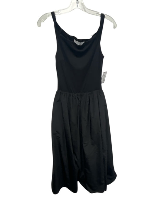 ASTR Size XS Black Polyester Blend Twist Strap Sleeveless Maxi Dress Black / XS
