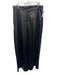 Eloquii Size 14 Black PU Leather High Rise Zip & Button Wide Leg Pants Black / 14