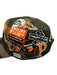 Philipp Plein Green, Brown, & Orange Cotton Camo Velcro Men's Hat Green, Brown, & Orange