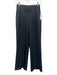 Maniere De Voir Size 2 Dark Gray Polyester High Waist Silver Thread Pants Dark Gray / 2