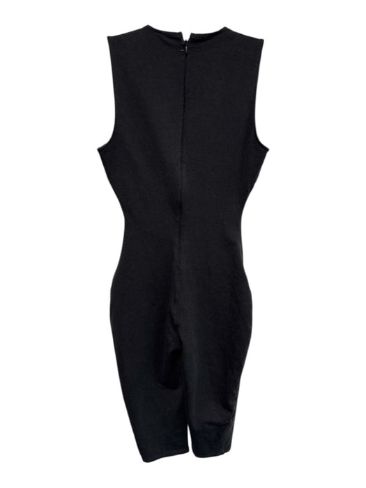 SKIMS Size M Gray Cotton Blend Sleeveless Deep V neck Back Zip Jumpsuit Gray / M