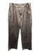 Meshki Size L Silver Cotton Coated Denim Metallic Button & Zip Fly Jeans Silver / L