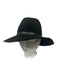 Rag & Bone Black Wool Leather Detail Brim Hat Black / S