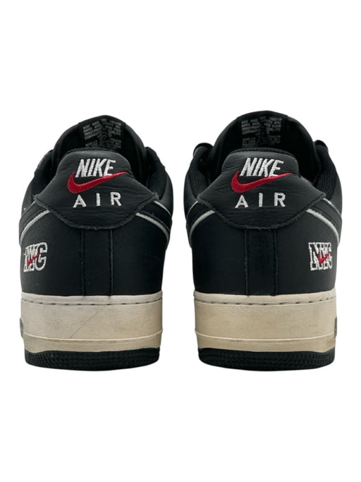 Nike Shoe Size 12 Black & White Leather Solid Sneaker Men's Shoes 12