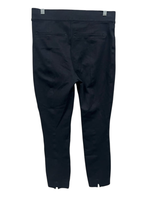 Spanx Size M Black Rayon Blend Elastic Waist Faux Pockets Stretch Pants Black / M