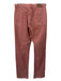River Size 33 Red Cotton Blend Solid Khakis Men's Pants Red / 33