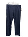 7 For All Mankind Size 32 Navy Cotton Blend Solid Khakis Men's Pants Navy / 32