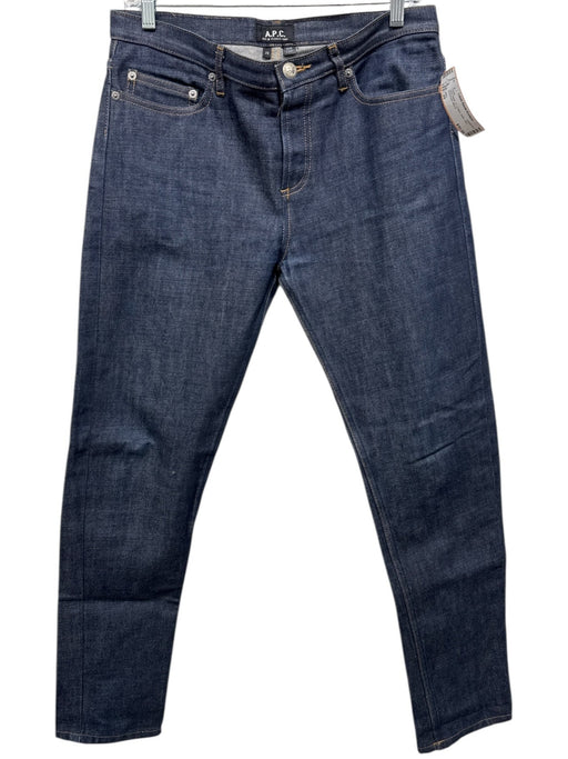 APC Size 29 Dark Wash Cotton Solid Jean Men's Pants Dark Wash / 29