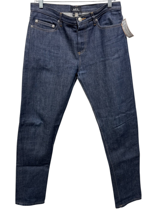APC Size 29 Dark Wash Cotton Solid Jean Men's Pants Dark Wash / 29