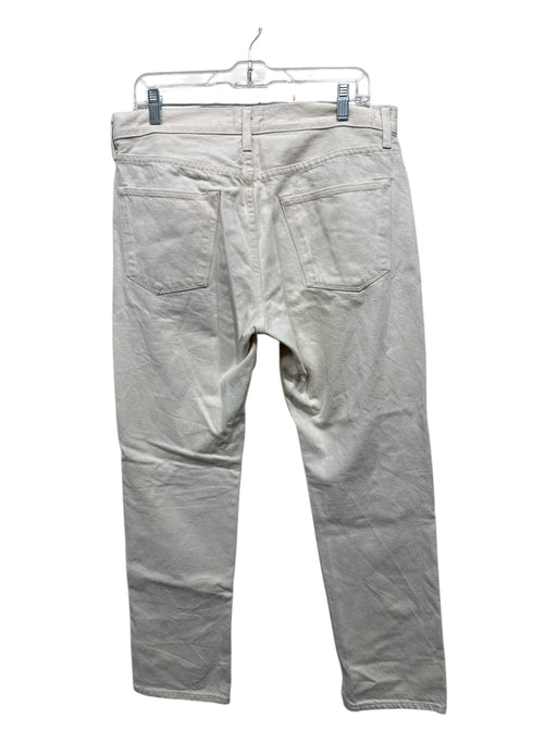 Sid Mashburn AS IS Size 34 Off White Cotton Blend Solid Khaki Men's Pants Off White / 34