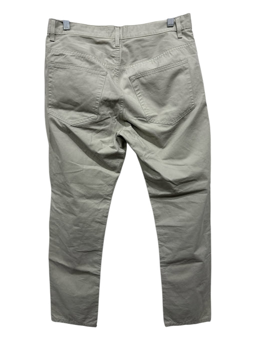 Acne Studio Size 31 Beige Cotton Solid Khakis Men's Pants Beige / 31