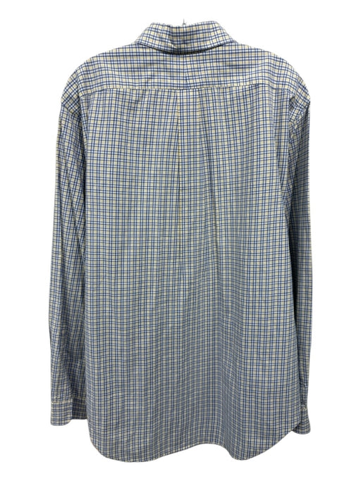 Ralph Lauren Size L Yellow & Blue Cotton Plaid Button Up Men's Long Sleeve Shirt Yellow & Blue / L