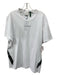 G Star NWT Size L White & Black Cotton Blend Solid T shirt Crew Short Sleeve White & Black / L