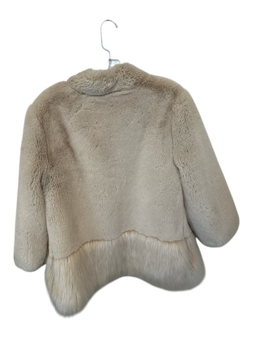 Tyler Boe Size S Tan Faux Fur Hook & Eye Coat Tan / S