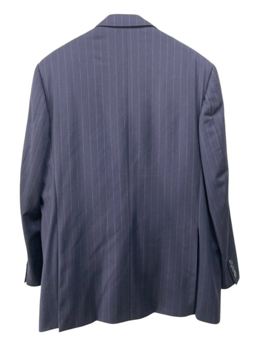 Corneliani Navy Wool Pinstripe 2 Button Men's Suit 58