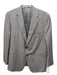 Samuelsohn Light Gray Wool Blend Houndstooth 2 Button Men's Blazer 48