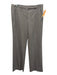 Piazza Sempione Size 40 Grey Wool Blend Zip & Button Heathered Trouser Pants Grey / 40