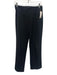 Piazza Sempione Size 40 Black Wool Blend Zip & Button Trouser Pants Black / 40
