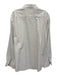 Canali Size 17.5 White & Tan Cotton Striped Button Up Men's Long Sleeve Shirt White & Tan / 17.5