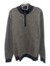 Saks Fifth Ave Size XXL Gray Cashmere Micro Quarter Zip Men's Sweater Gray / XXL