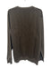 Saks Fifth Ave Size XXL Brown Cashmere Striped V Neck Men's Sweater Brown / XXL