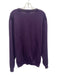 Saks Fifth Ave Size XXL Purple Wool Solid V Neck Men's Sweater Purple / XXL