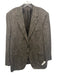 Corneliani Gray Wool Blend Micro 2 Button Men's Blazer Gray / 58