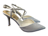 Dolce Vita Shoe Size 10 White Sateen Ankle Buckle Pointed Toe High Heel Shoes White / 10