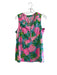 Lilly Pulitzer Size Large Pink & Green Sleeveless Button Up Floral V Neck Top Pink & Green / Large