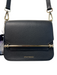 Strathberry Black Leather Gold hardware Crossbody Magnetic Close Bag Black / Small