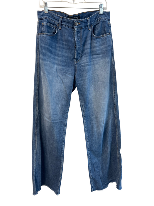 Veronica Beard Size 31 Med Light Wash Cotton Blend 5 Pocket Button Fly Jeans Med Light Wash / 31