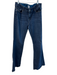Paige Size 34 Dark Wash Cotton Blend Mid Rise Zip Fly Flare Jeans Dark Wash / 34