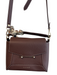 Strathberry Brown Leather Gold hardware Top Strap Crossbody Scarf Detail Purse Brown / Medium