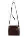 Strathberry Brown Leather Gold hardware Top Strap Crossbody Scarf Detail Purse Brown / Medium