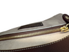 Strathberry Brown Leather Gold hardware Top Strap Crossbody Scarf Detail Purse Brown / Medium