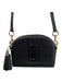 Marc Jacobs Black Pebble Leather Shoulder & Crossbody Gold Hardware Bag Black / Small