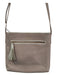 Kate Spade Taupe & Cream Pebble Leather Shoulder & Crossbody Front Zip Bag Taupe & Cream / Medium