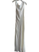 BHLDN Size M White Missing Fabric Tag Satin Solid Sleeveless Maxi Dress White / M