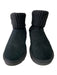 Ugg Shoe Size 9 Black Suede Knit Ankle Buckle Detail Booties Black / 9