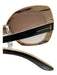 Tom Ford Brown & Cream Acetate Gradient Oversized Gold Hardware Sunglasses Brown & Cream