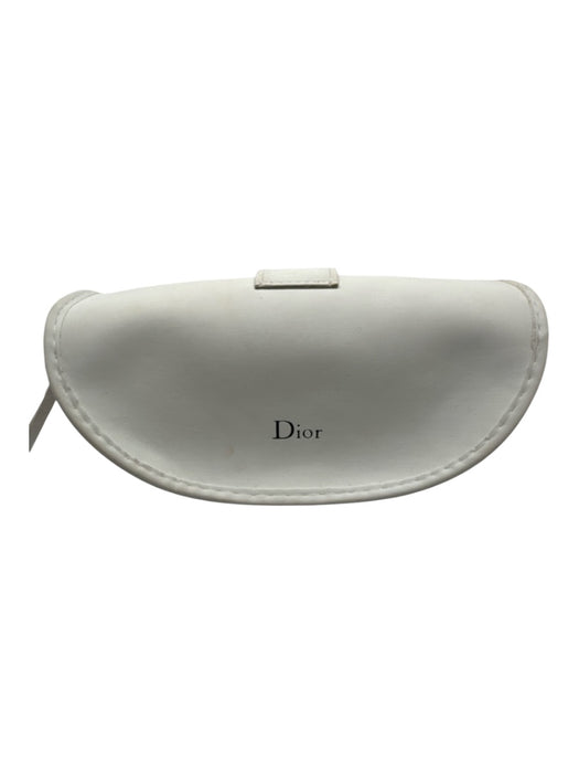 Dior Brown Acetate Square Lens Silver Hardware Sunglasses Brown