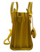 Saint Laurent Yellow Leather Rolled Handles Crossbody Strap Bag Yellow / Small